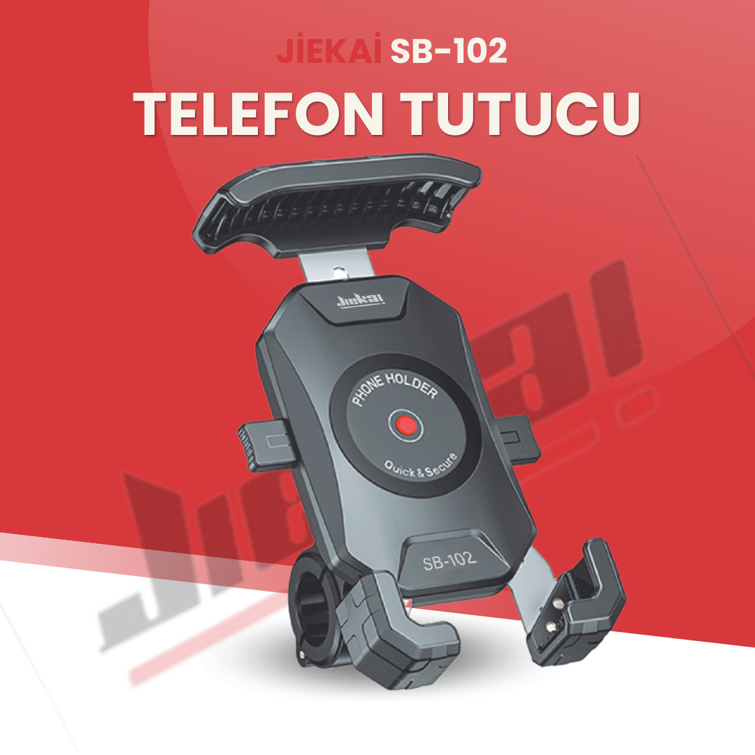 JİEKAİ SB-102 AYNA VE GİDON BAĞLANTILI TELEFON TUTUCU