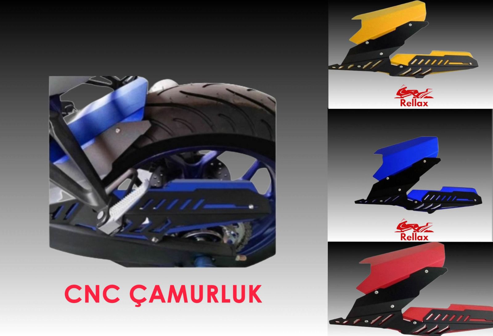 CNC İç Çamurluk r25-mt25 uyumlu KIRMIZI RENK