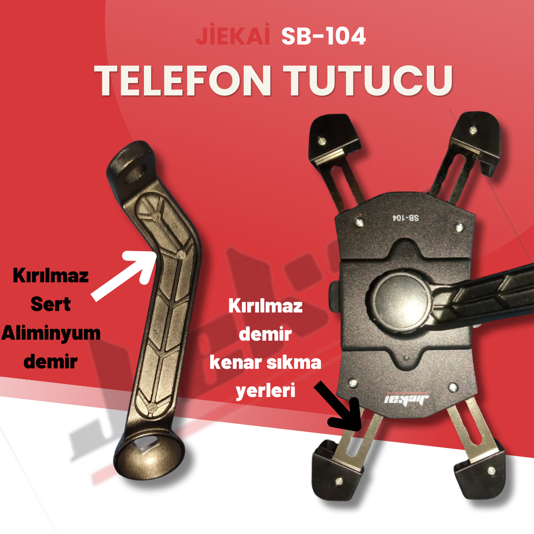 JİEKAİi SB-104 AYNA BAĞLANTILI TELEFON TUTUCU