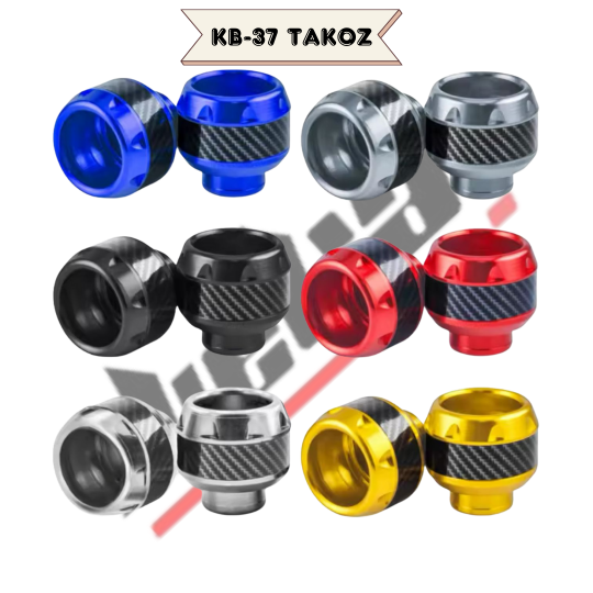 KB-37 RENKLİ ÖN TEKER TAKOZU *MAVİ* ÜNİVERSAL